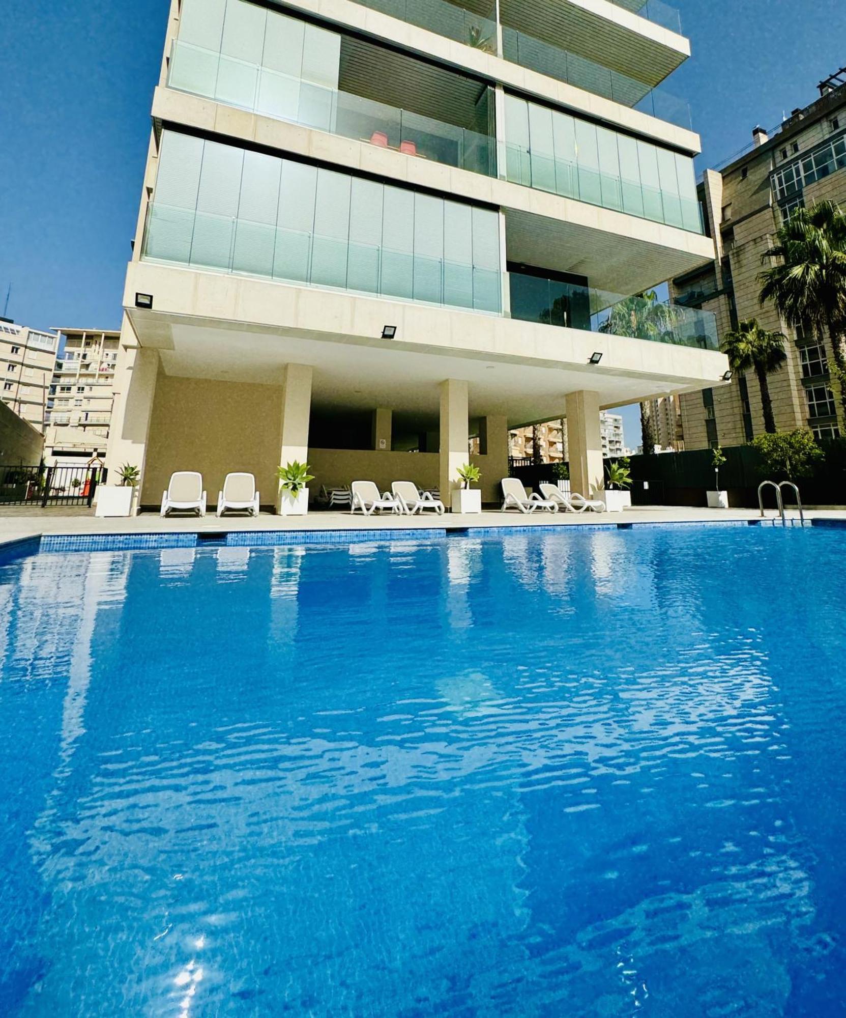Calpe Beach II - Sea & Pool View Apartment Esterno foto