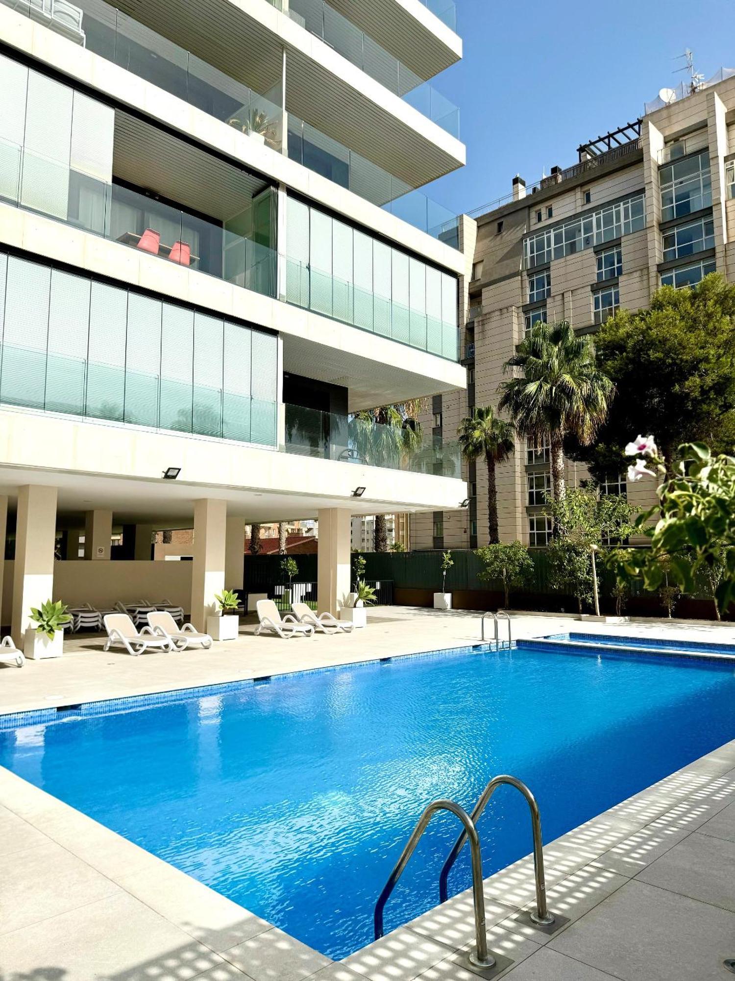Calpe Beach II - Sea & Pool View Apartment Esterno foto